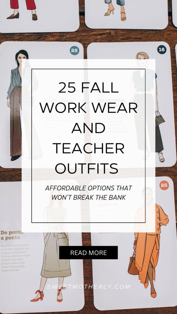 Collage of 25 fall work wear and teacher outfits